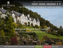 Tablet Screenshot of loch-ness-lodge.com